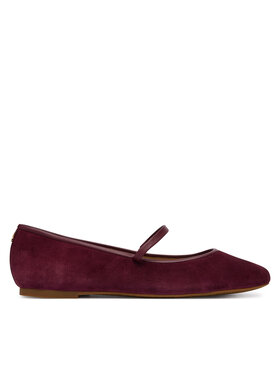 LAUREN RALPH LAUREN Μπαλαρίνες LAUREN RALPH LAUREN Jayna Mj Fl 802P18425001 Μπορντό