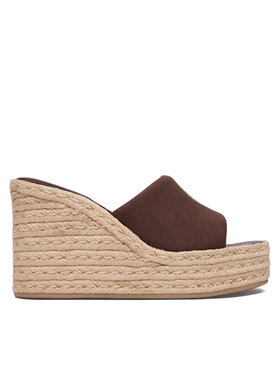 Calvin Klein Espadrile Calvin Klein Wedge Espad 70 Canvas Mg HW0HW03282 Rjava