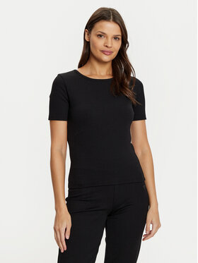 Guess Guess Футболка V5RI04 KCLH0 Чорний Regular Fit