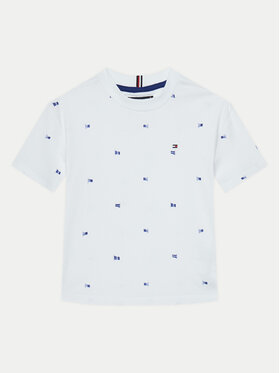 Tommy Hilfiger Tommy Hilfiger Marškinėliai KB0KB09353 S Balta Regular Fit