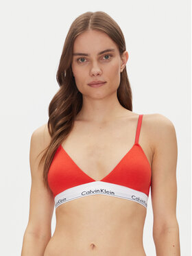 Calvin Klein Underwear Calvin Klein Underwear Reggiseno Bralette Lightly Lined Triangle 000QF5650E Rosso