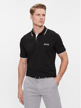 BOSS Boss Поло Paddy Pro 50469102 Чорний Regular Fit