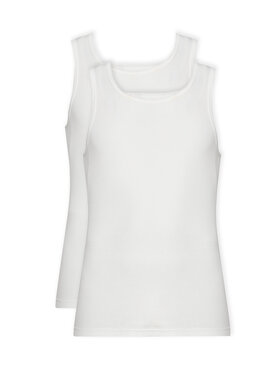 Resteröds Resteröds Conjunto de camisetas de tirantes 7027 1 Blanco Slim Fit