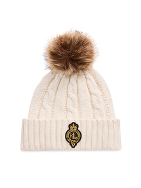 LAUREN RALPH LAUREN Cepure LAUREN RALPH LAUREN 454P04455001 Écru