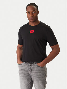 HUGO Hugo Футболка Diragolino212 50447978 Чорний Regular Fit