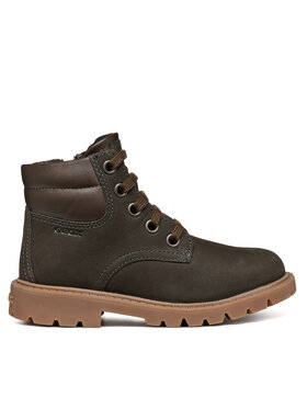 Geox Schnürstiefeletten Geox J Shaylax J16FAB 032BC C6009 S Braun