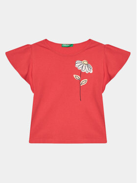United Colors Of Benetton United Colors Of Benetton Футболка 3096G10DY Червоний Regular Fit
