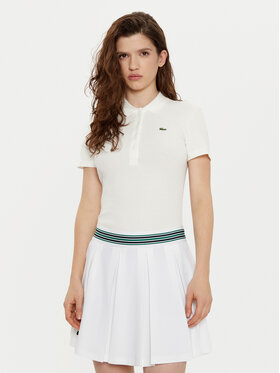 Lacoste Lacoste Polo DF5377 Εκρού Slim Fit