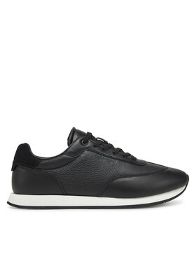 Calvin Klein Sneakersy Calvin Klein Low Top Lace Up Tmbl Lth HM0HM01804 Čierna