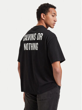 Calvin Klein Jeans Calvin Klein Jeans Camiseta Calvins Or Nothing LV04RH825G Negro Regular Fit