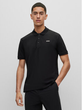 HUGO Hugo Polo majica Donos222 50466182 Črna Regular Fit