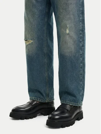 G-STAR Loafers G-Star Raw EO-ROWHIDE-01 MI08 Negru