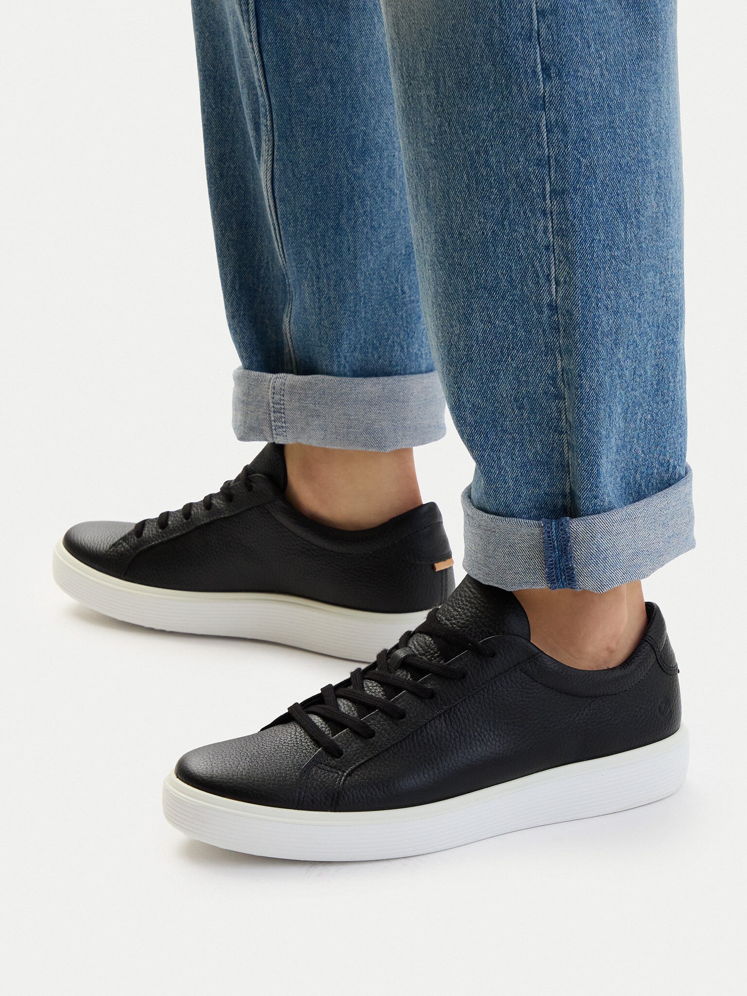 ECCO Pánské Sneakersy, Velikost: 41, Barva: Černá, Soft 60 M 58240401001