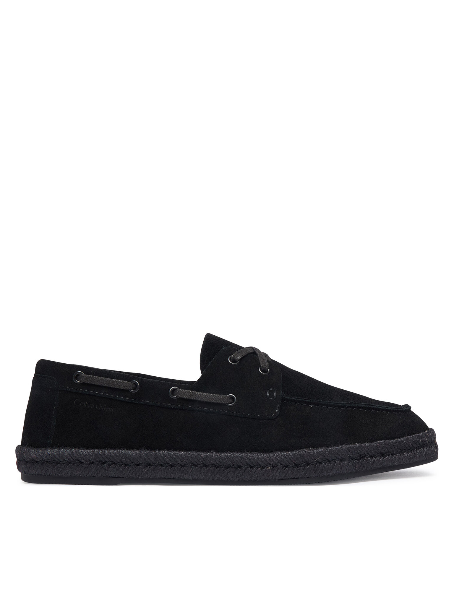 Męskie Espadryle Calvin Klein, Rozmiar 43, Czarny Espadrille Hybrid Boat Su HM0HM02174
