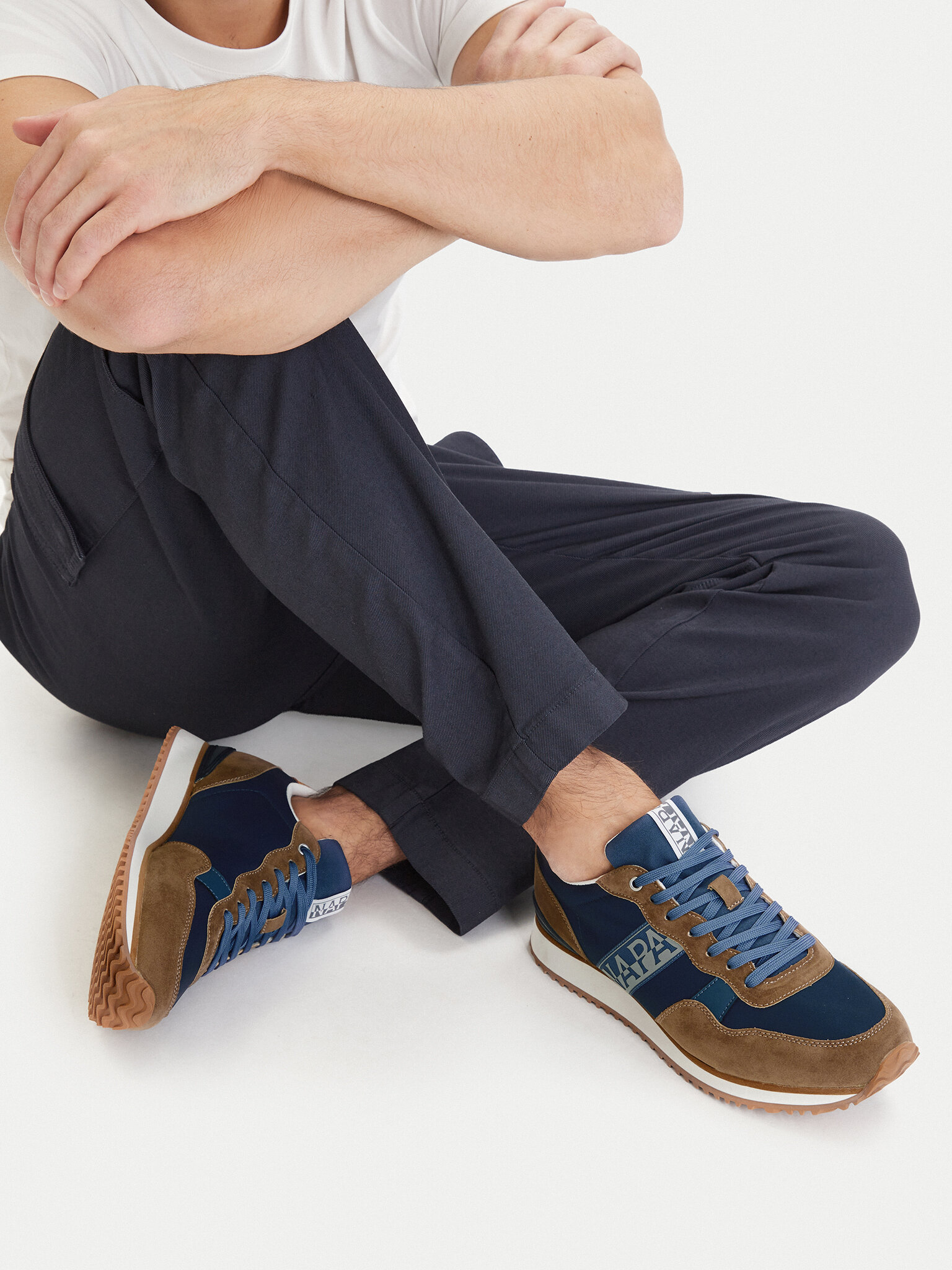 Napapijri Pánské Sneakersy, Velikost: 43, Barva: Hnědá, NP0A8B9N