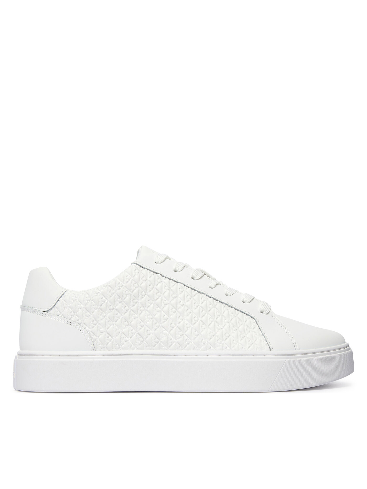 Calvin Klein Jeans Pánské Sneakersy, Velikost: 43, Barva: Bílá, Classic Cupsole Laceup Aop YM0YM01431