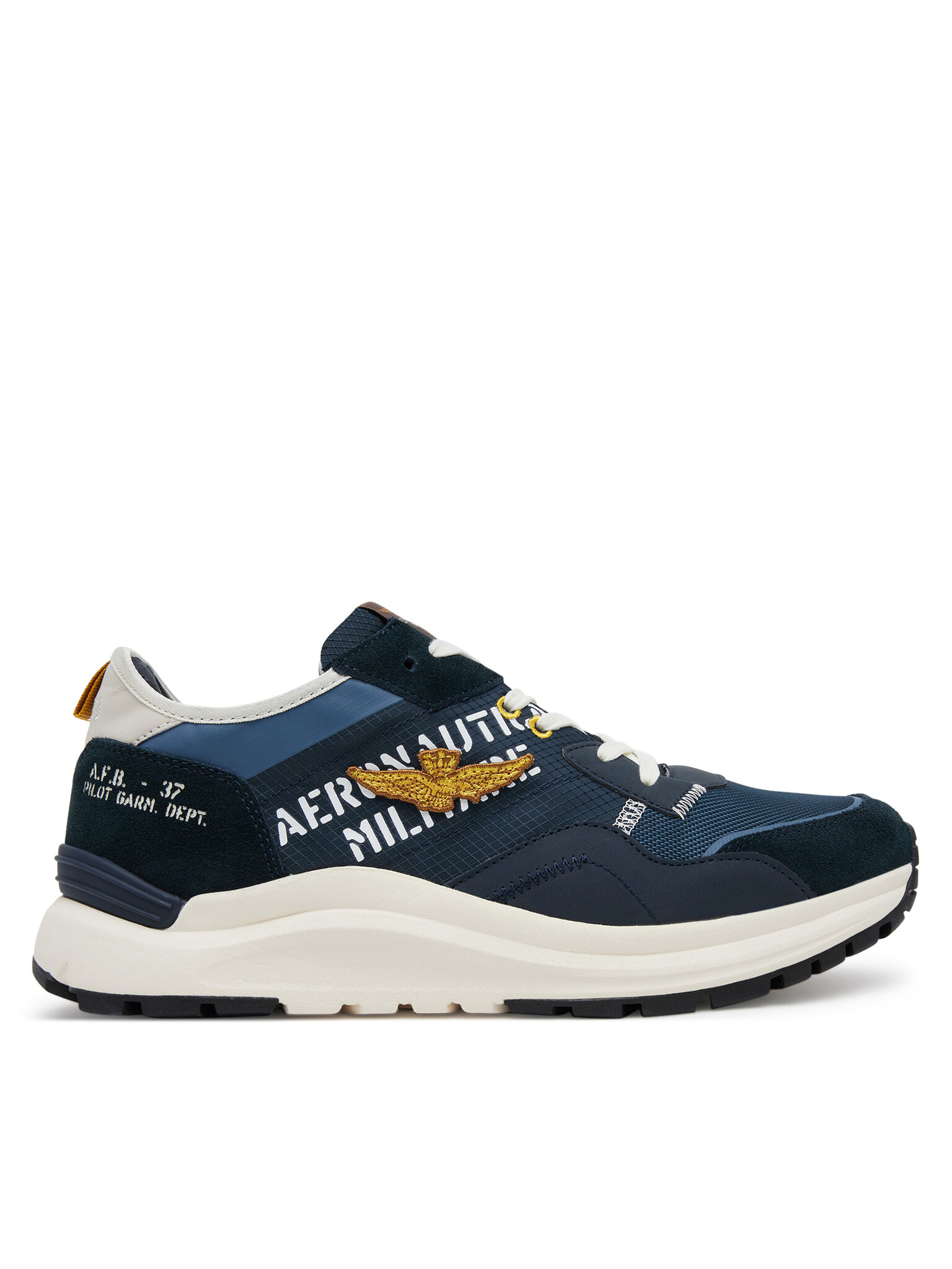 Aeronautica Militare Pánské Sneakersy, Velikost: 40, Barva: Tmavomodrá, 251SC286CT3543