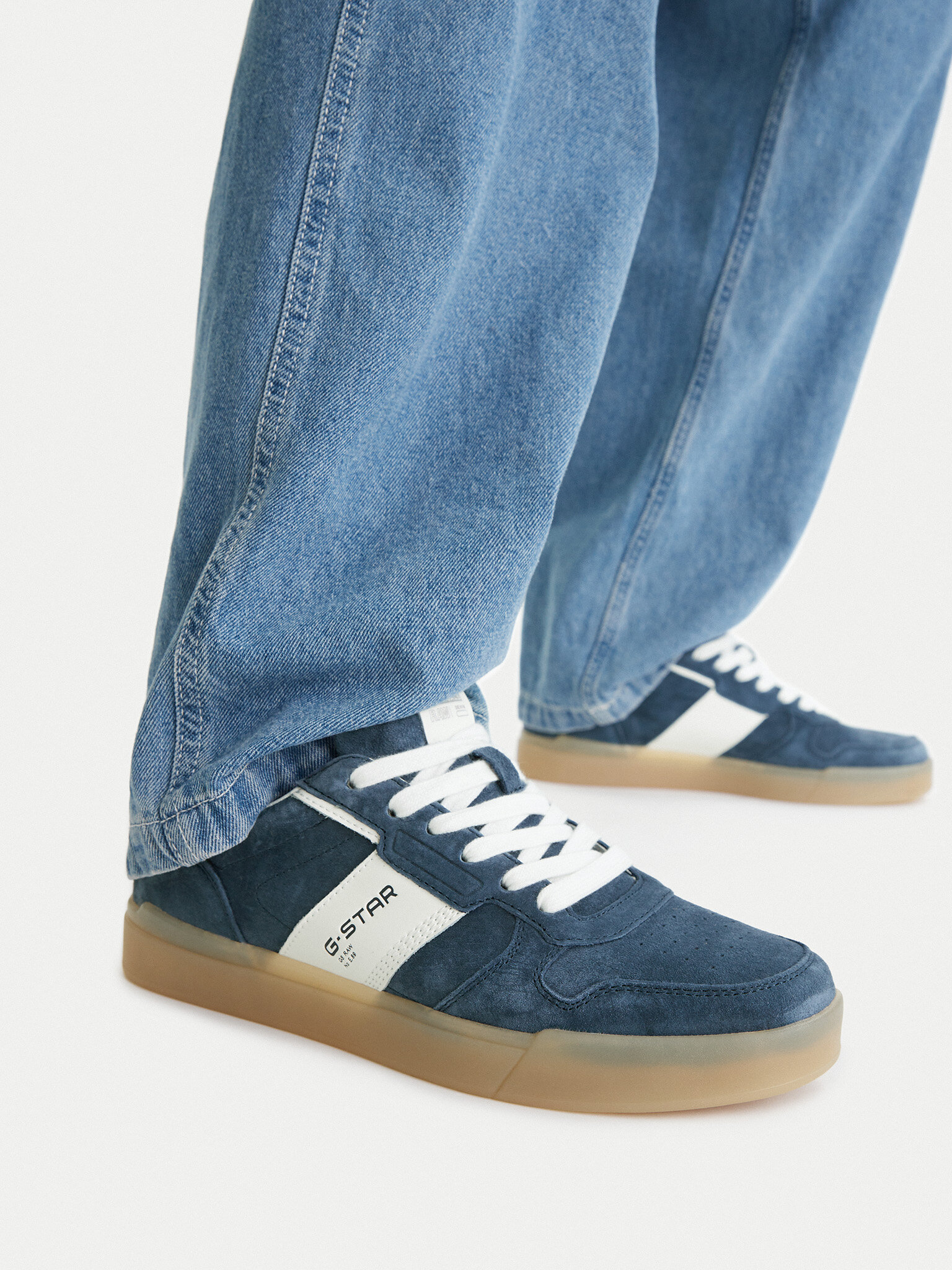 G-Star Raw Pánské Sneakersy, Velikost: 43, Barva: Modrá, CEO-SANDER-01