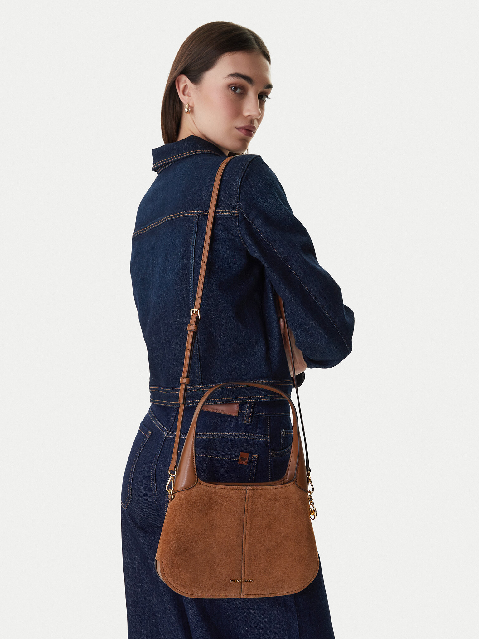 Damska Torebka MICHAEL Michael Kors, Brązowy 30R6G0XL1S