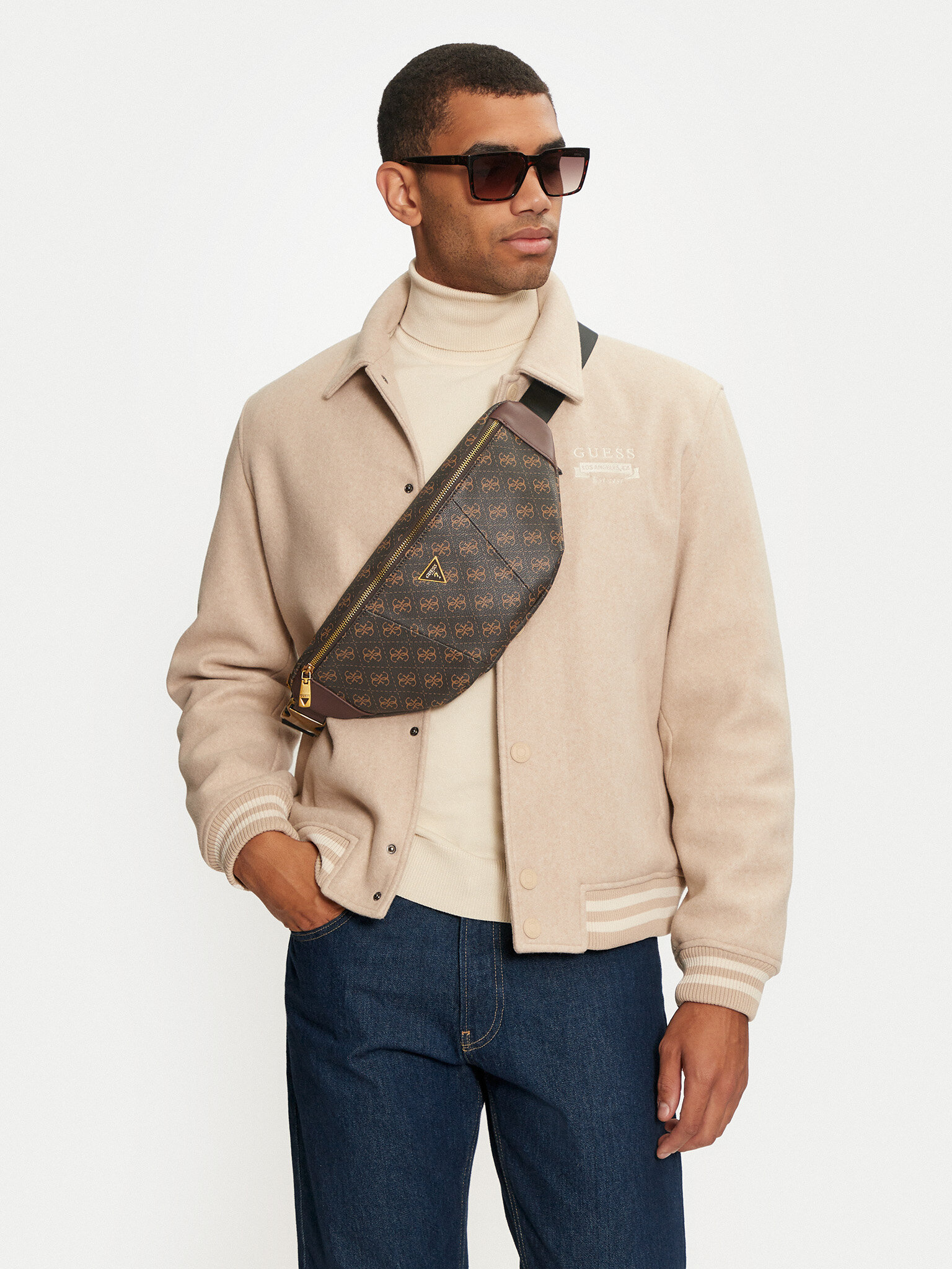 Nerka Guess, Brązowy HMEVZL P3431