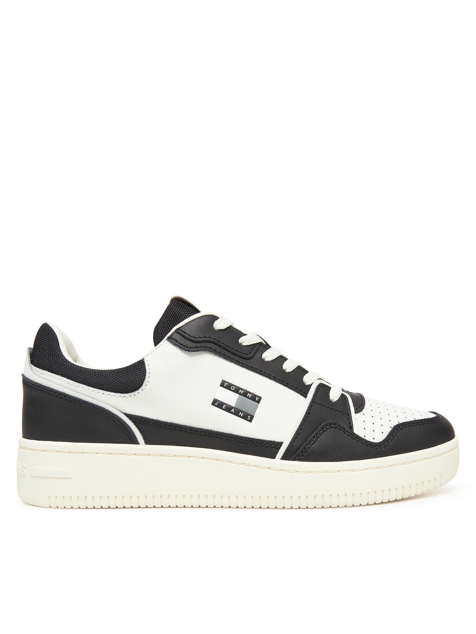 Tommy Jeans Pánské Sneakersy, Velikost: 44, Barva: Bílá, Tjm Retro Basket EM0EM01610