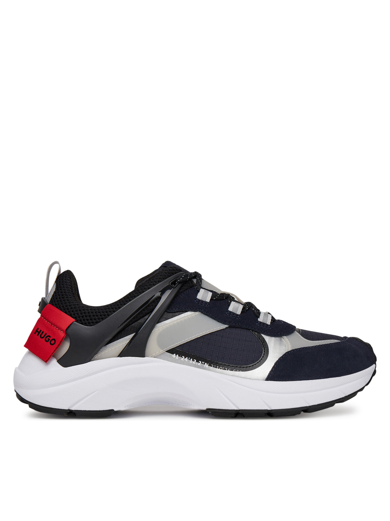 HUGO Pánské Sneakersy, Velikost: 44, Barva: Tmavomodrá, 50541703