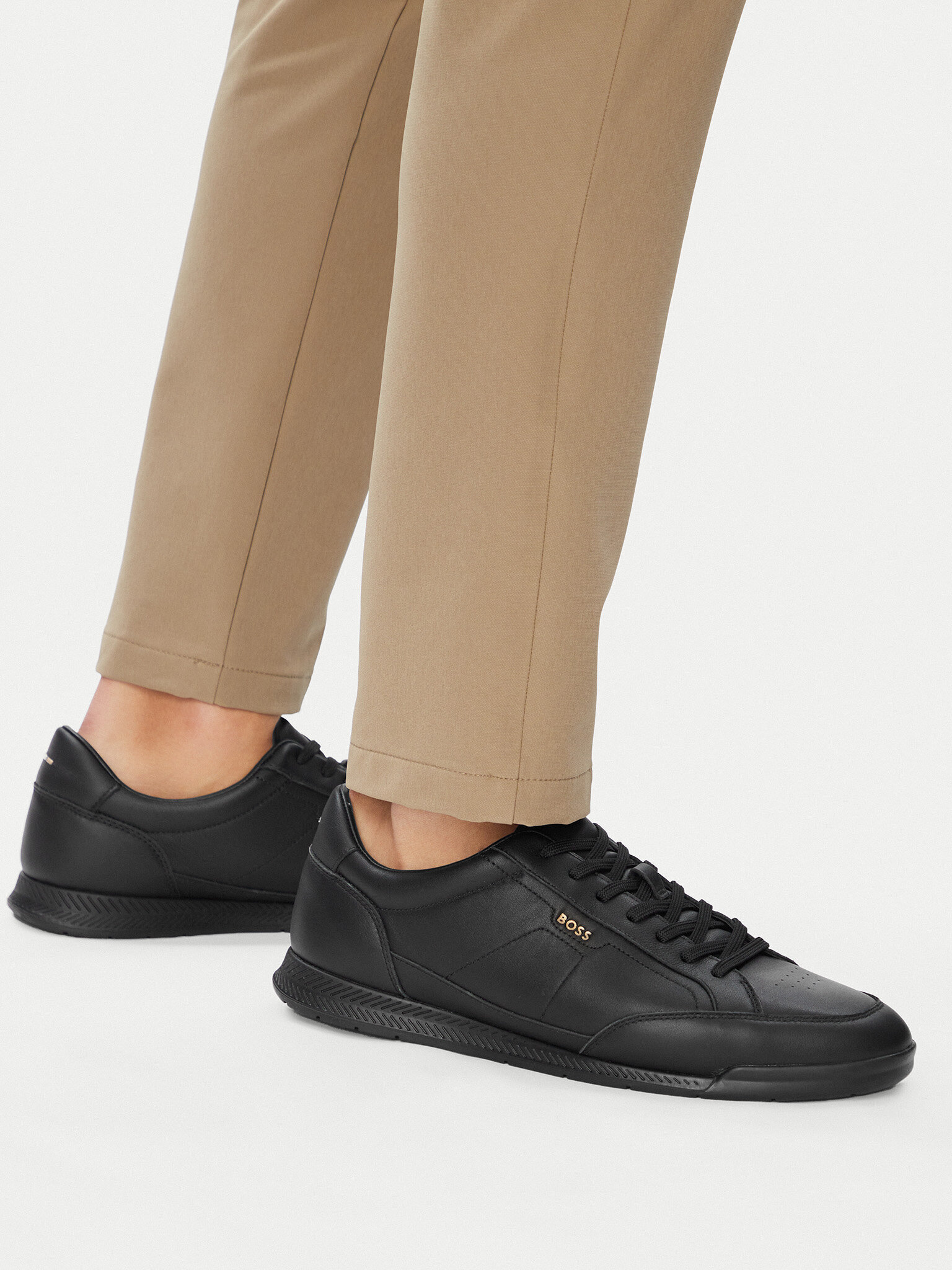 BOSS Pánské Sneakersy, Velikost: 45, Barva: Černá, Nitan 50552880