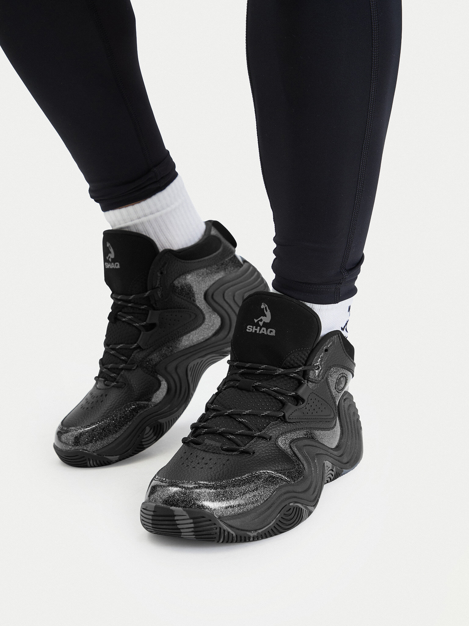 SHAQ Pánské Sneakersy, Velikost: 41, Barva: Černá, EO-JUGERNAUT AQ95041M-B