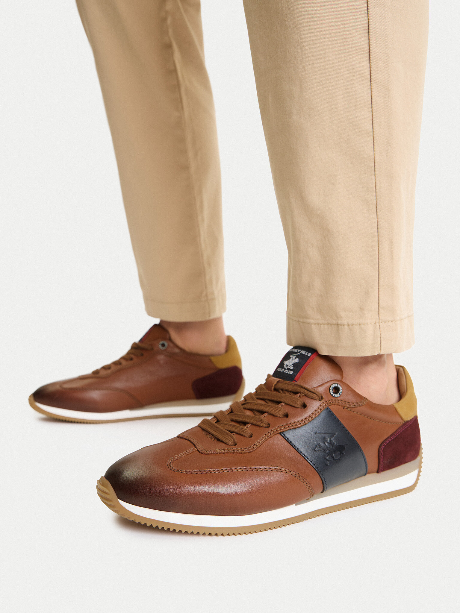 Beverly Hills Polo Club Pánské Sneakersy, Velikost: 40, Barva: Hnědá, EO-SCOTT-10 MI08
