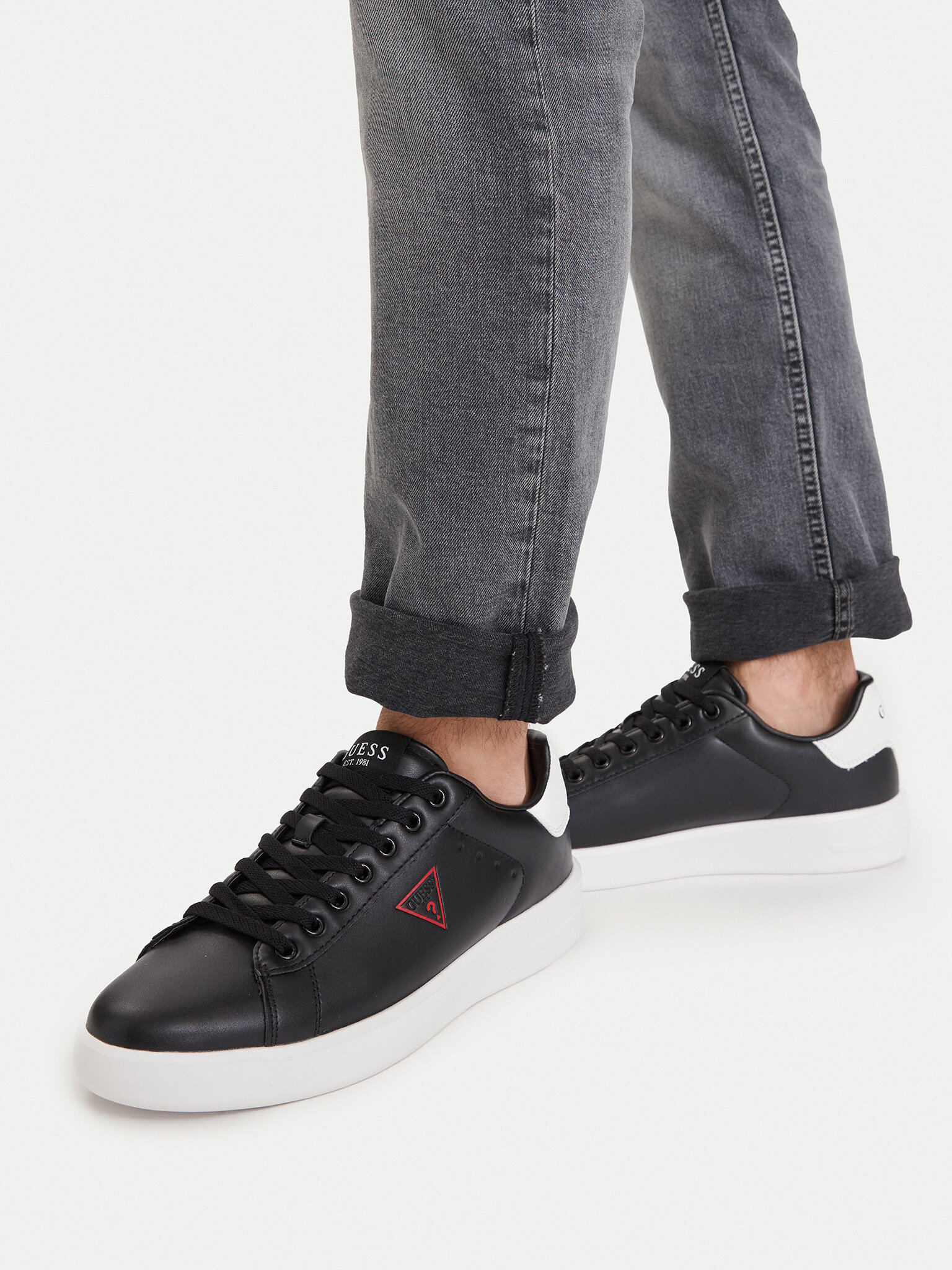 Guess Pánské Sneakersy, Velikost: 44, Barva: Černá, FMJYUK ELE12