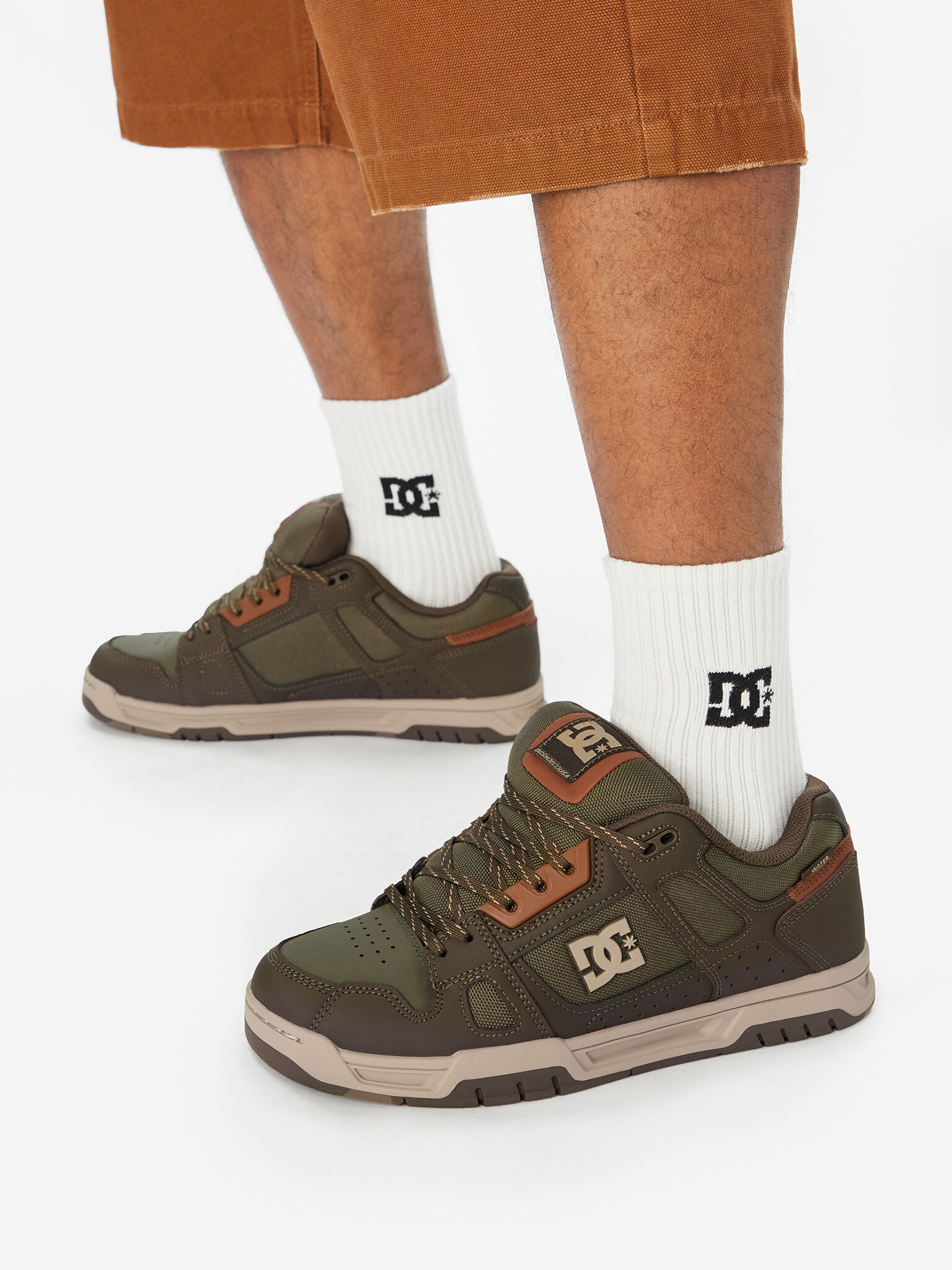 Sneakersy DC Shoes EO-STAG WNT DC02399301 Tmavě zelená