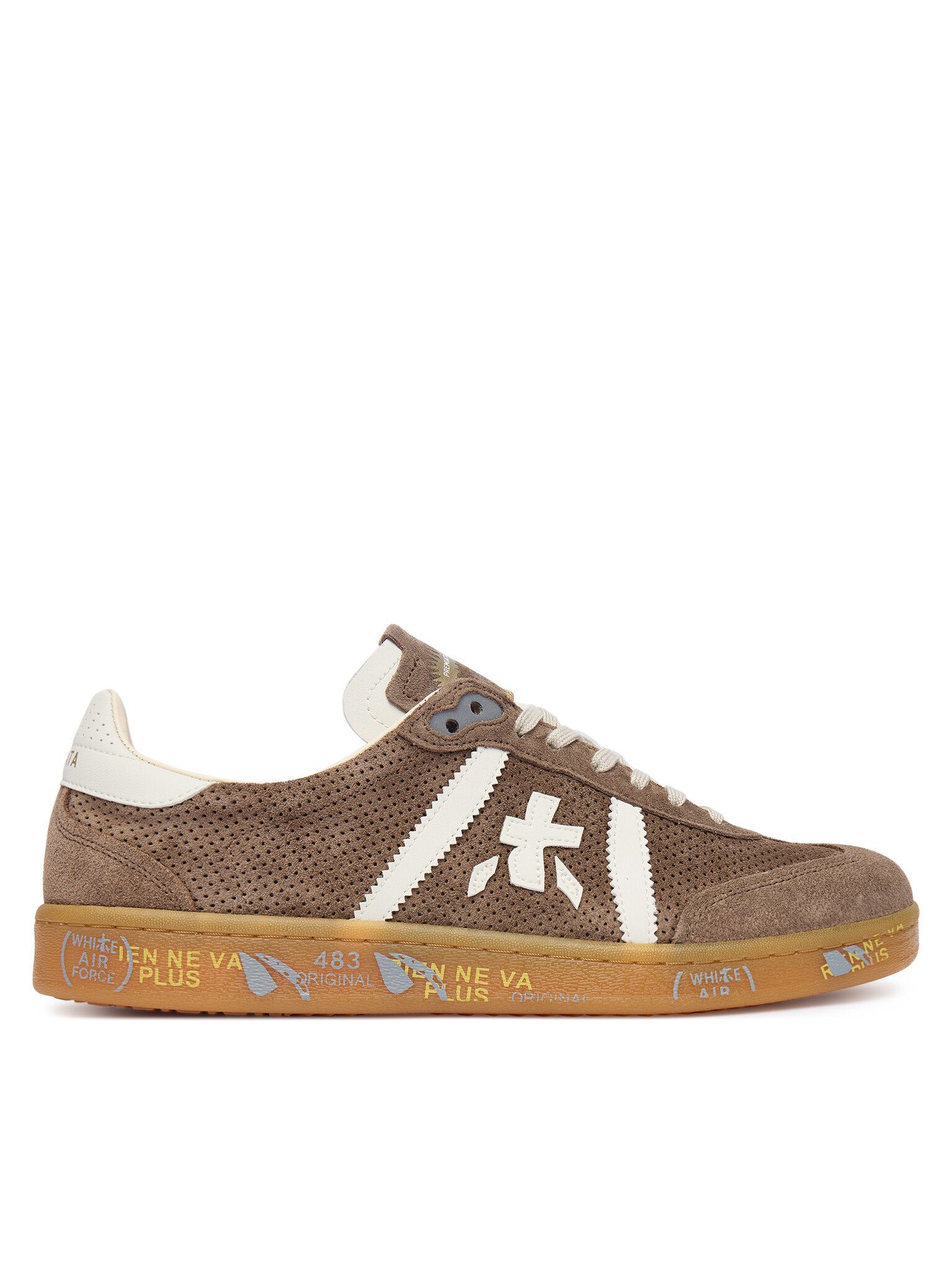 Premiata Pánské Sneakersy, Velikost: 41, Barva: Hnědá, Bonnie Var 8125