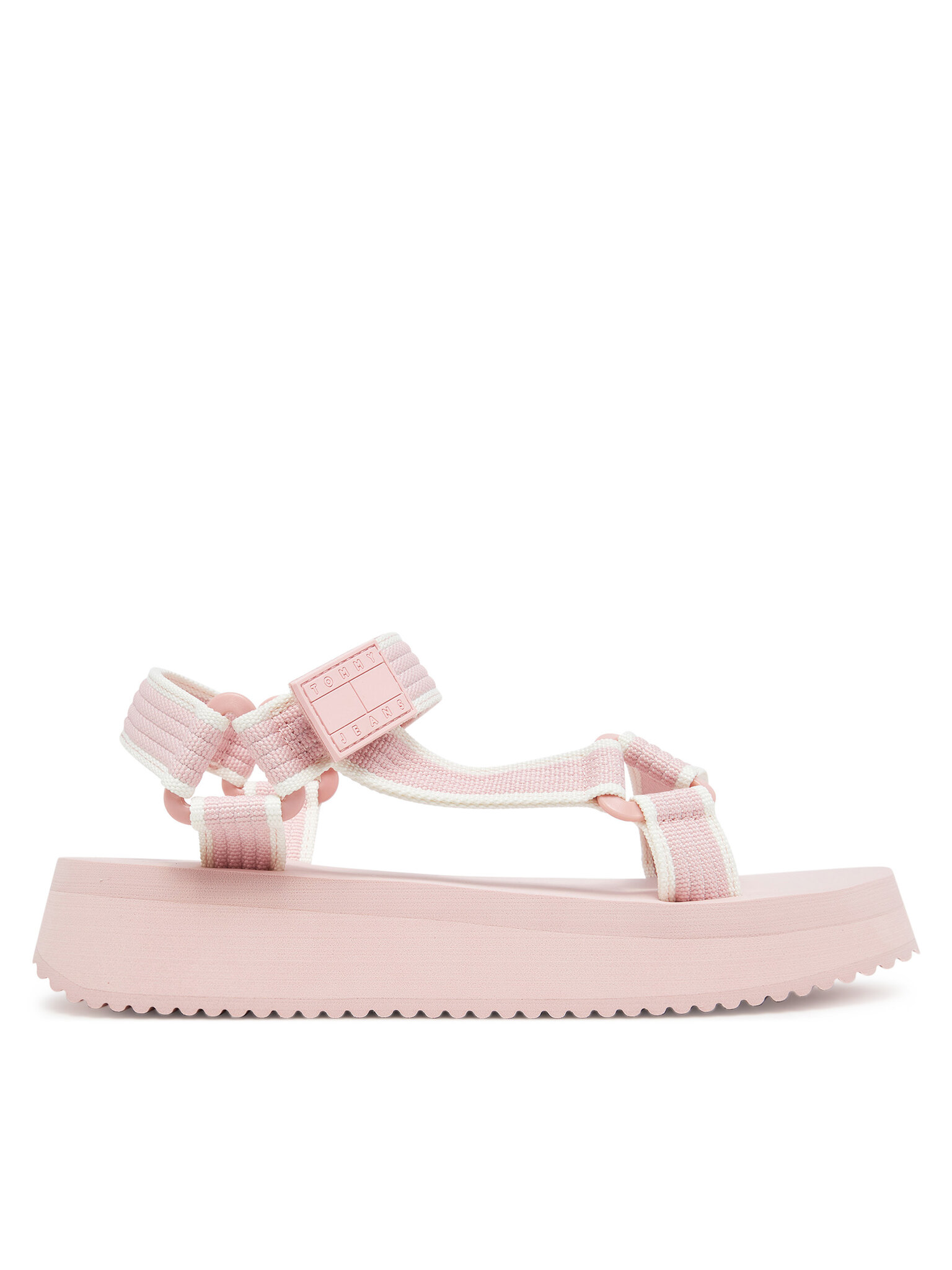Tommy Jeans Dámské Sandály, Velikost: 41, Barva: Růžová, Tjw Eva Sandal EN0EN02747