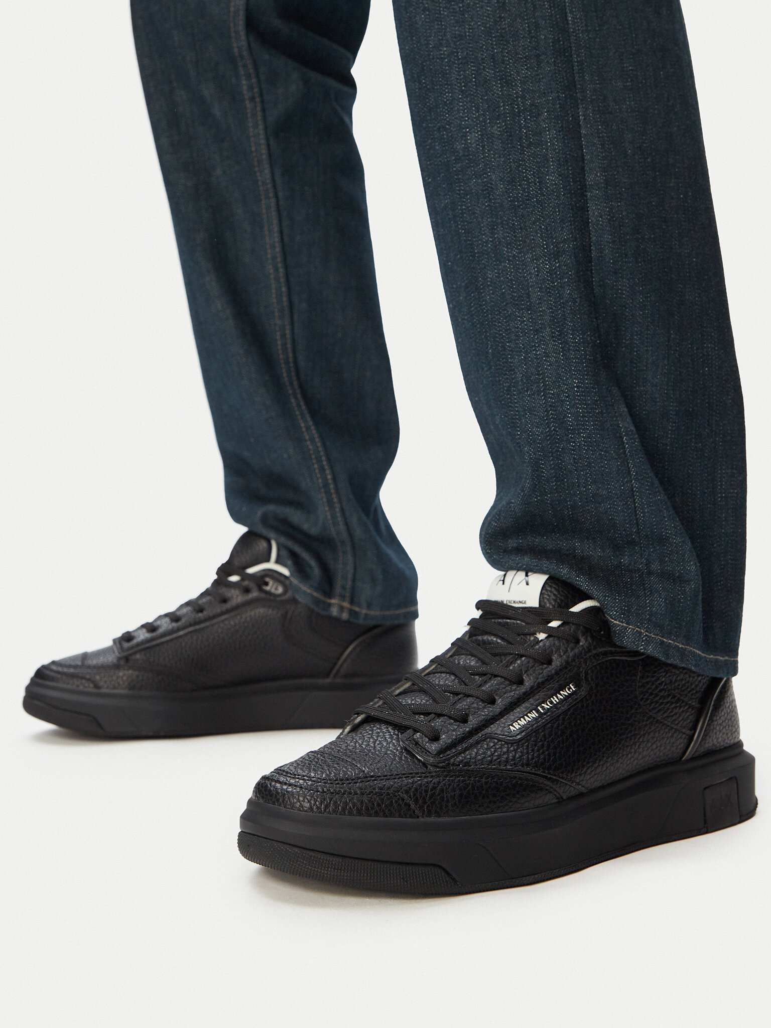 Armani Exchange Pánské Sneakersy, Velikost: 43, Barva: Černá, XM002205 AF21444 UC001
