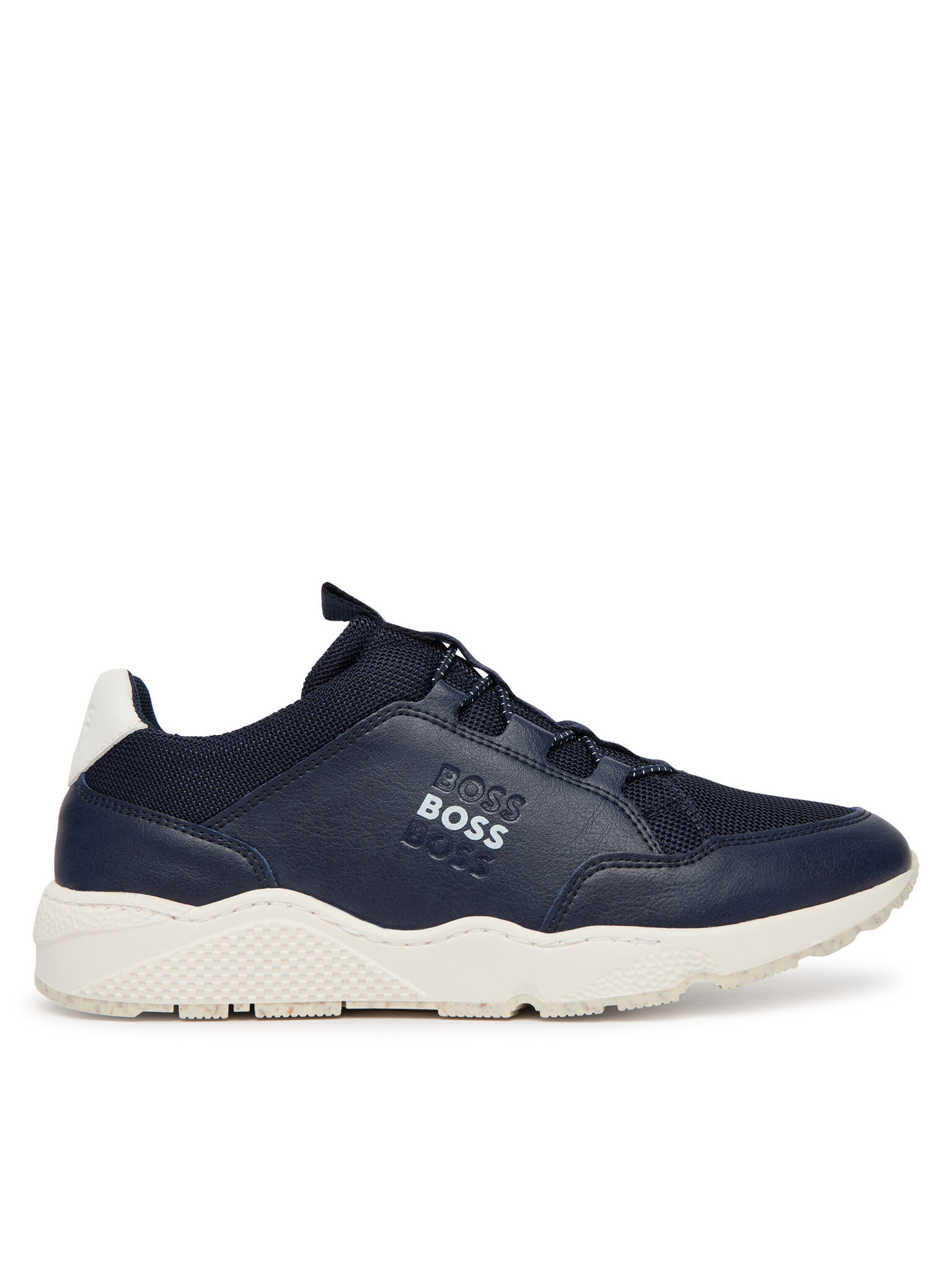 Sneakersy BOSS J52805 S Tmavomodrá