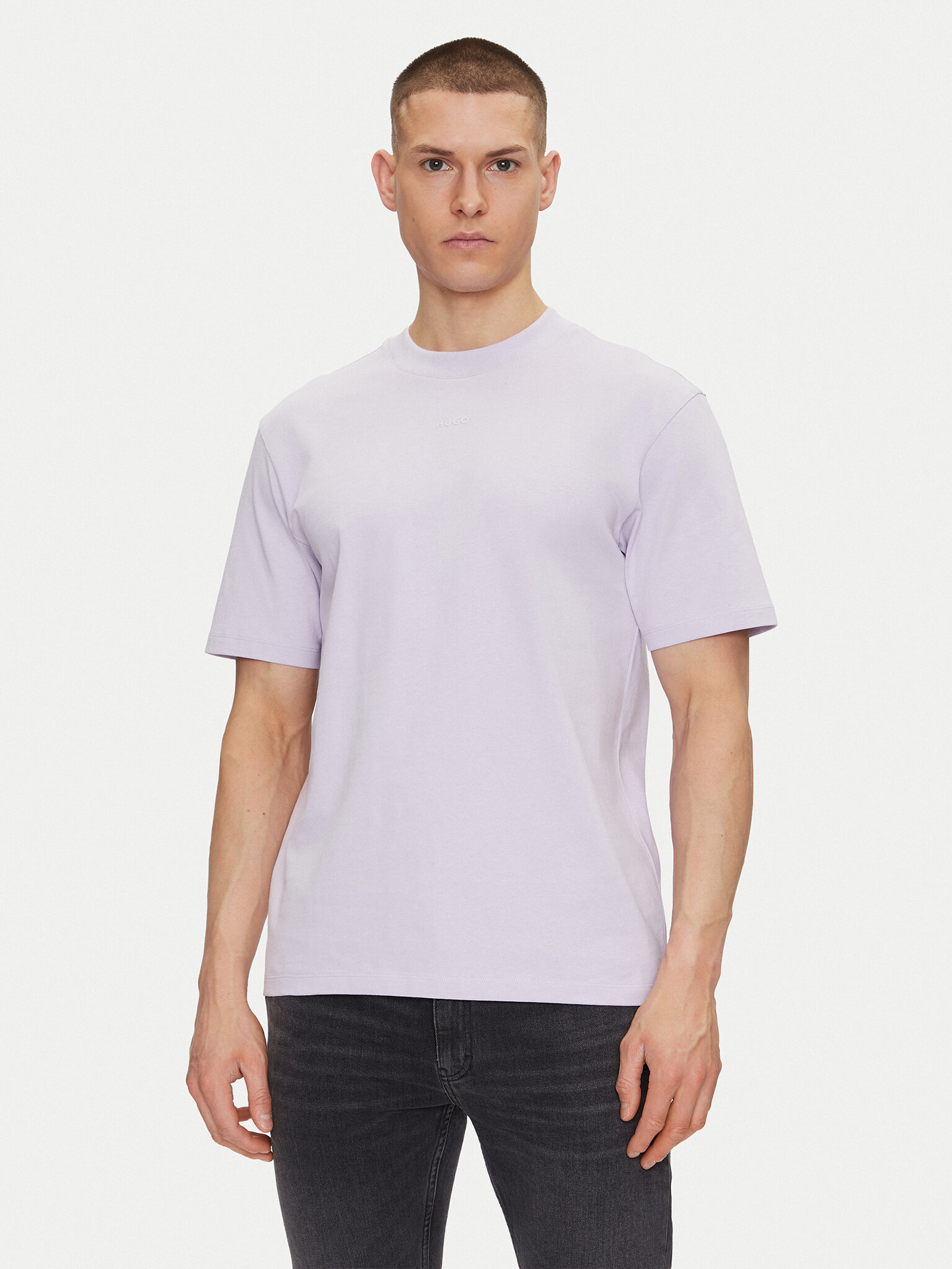 HUGO Camiseta Dapolino 50488330 Violeta Relaxed Fit