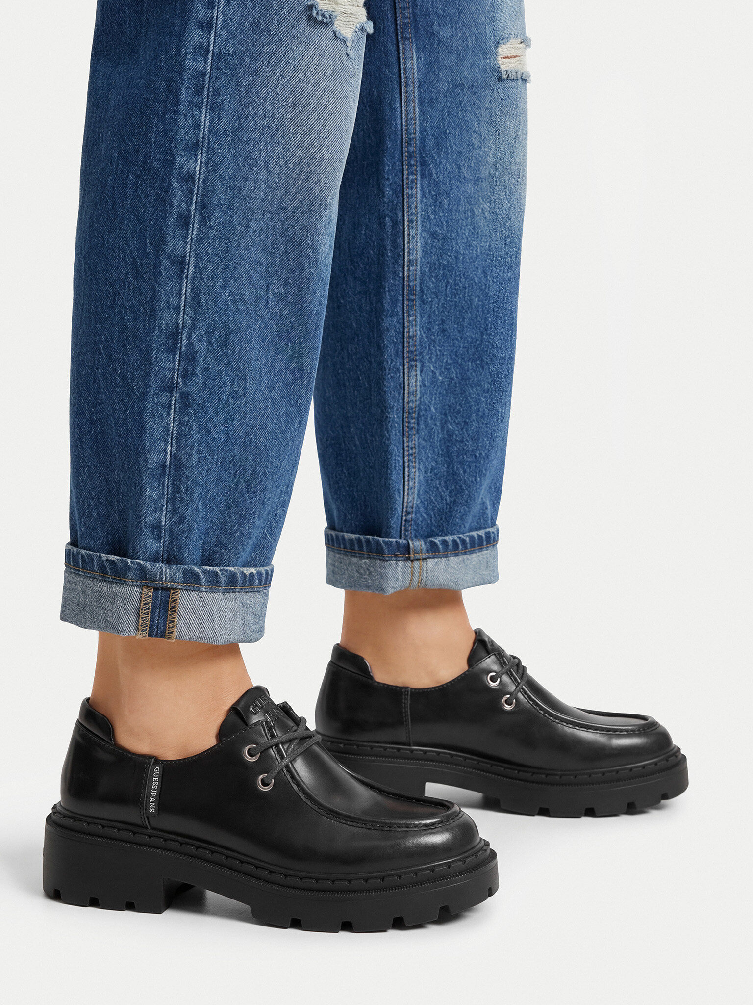 Polobotky Guess Jeans CEO-HY5389S-9 Černá