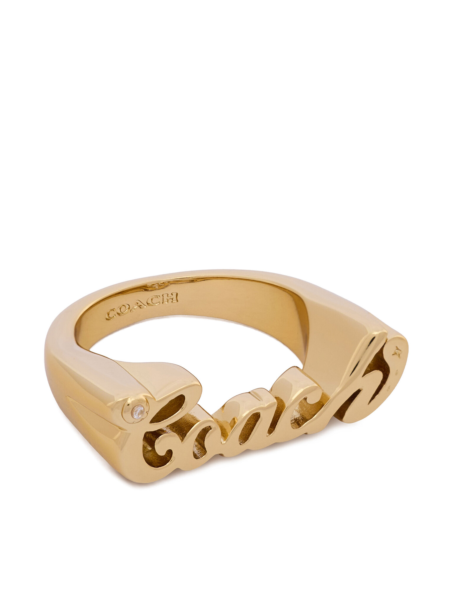 Anello Coach 37557624 Oro, Taglia 7, taglia : 7