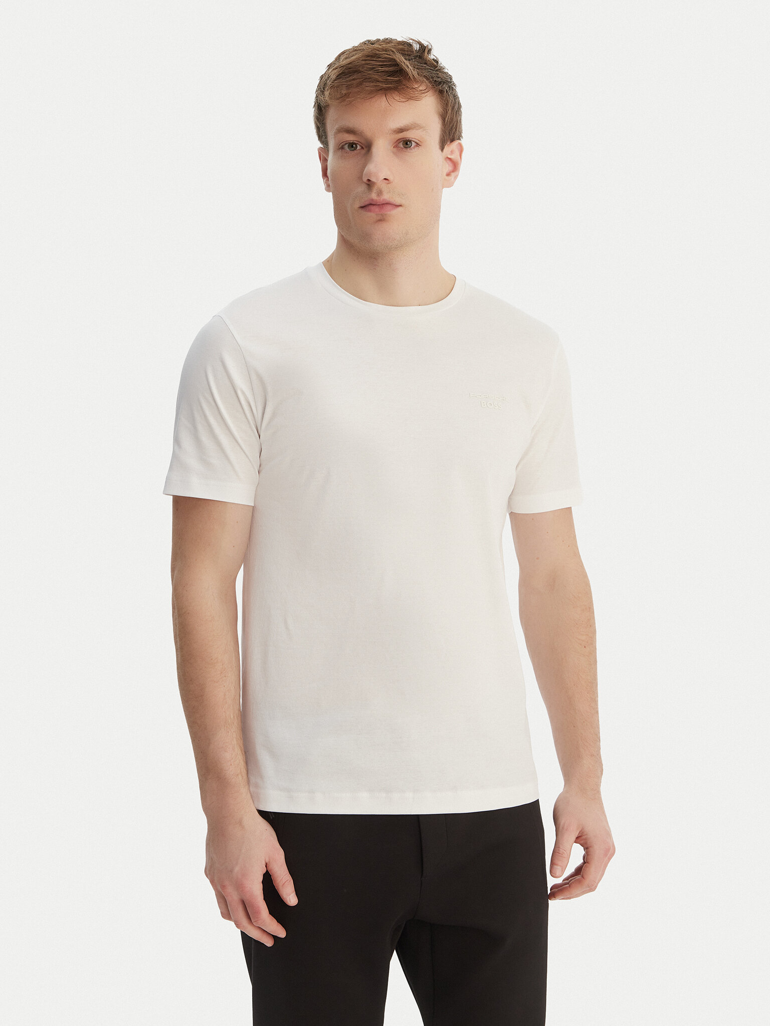 BOSS Camiseta Spitir 70 50562696 Blanco Regular Fit