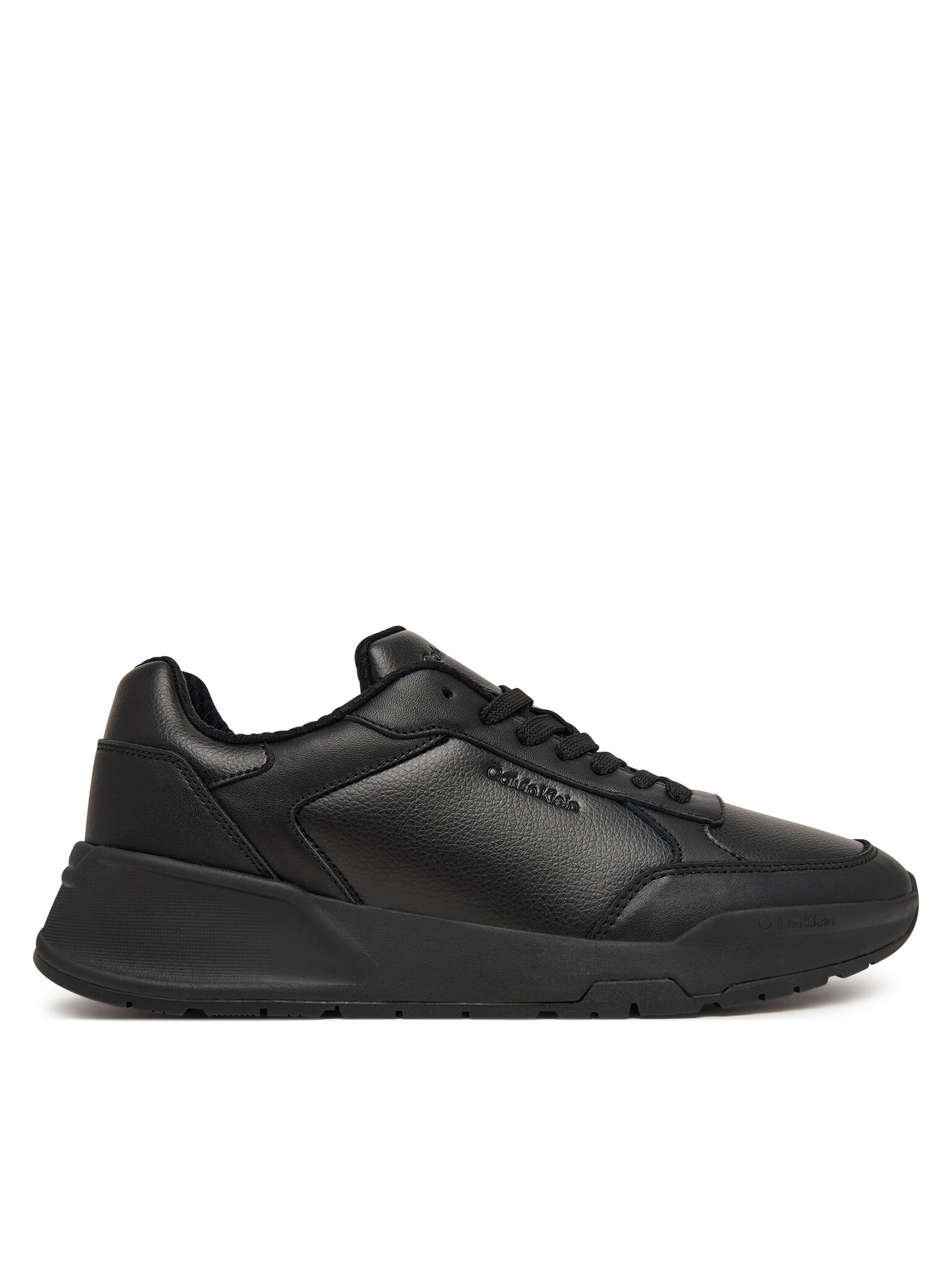 Calvin Klein Pánske Sneakersy, Rozmer: 45, Čierna, City Runner Laceup Lth Mix HM0HM02309