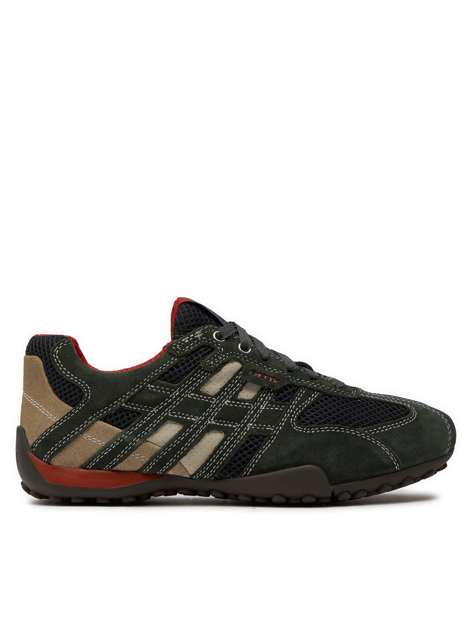 Męskie Półbuty Geox, Rozmiar 44, Zielony U Snake K U4207K 02214 C1300
