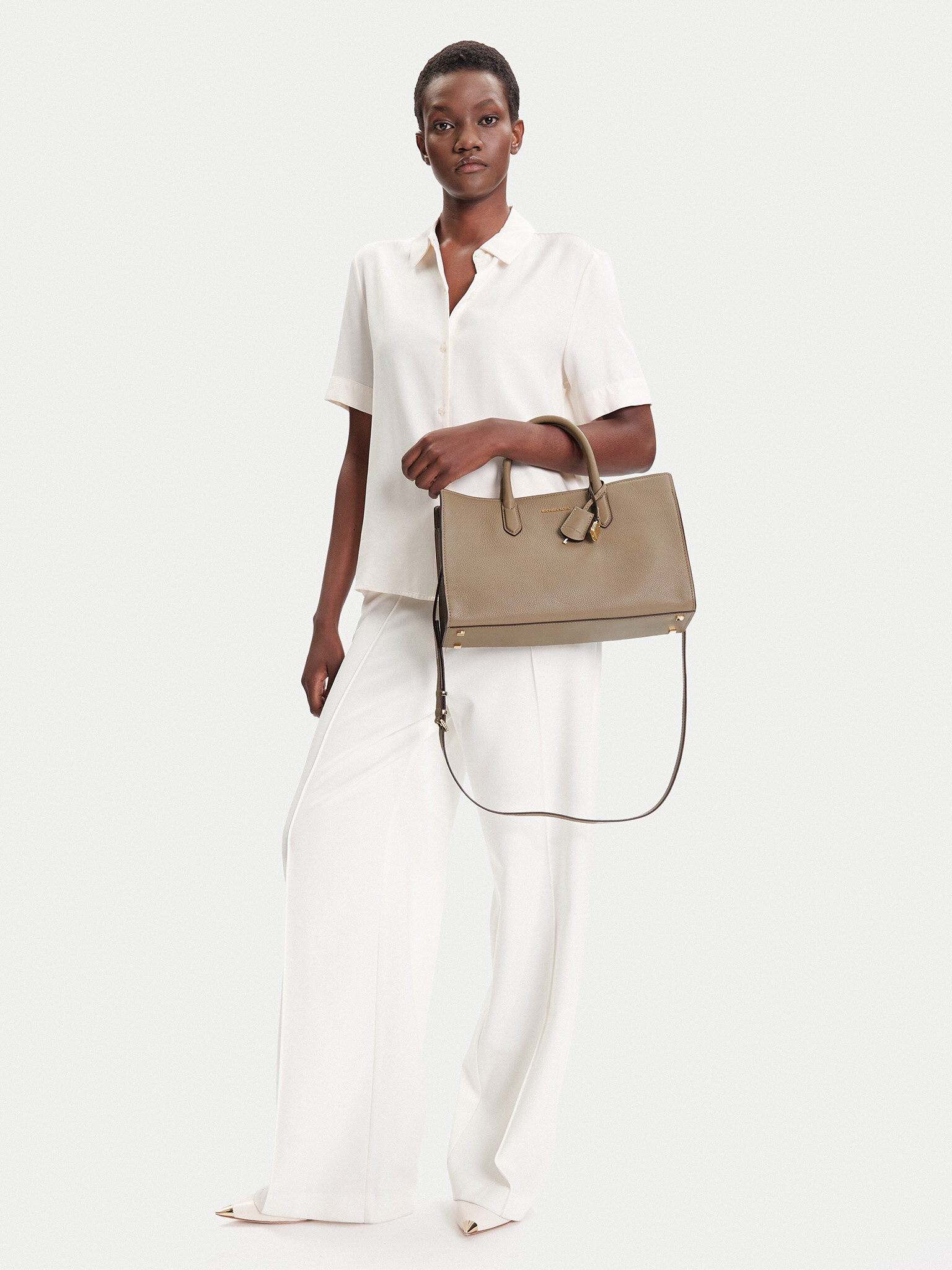 Damska Torebka MICHAEL Michael Kors, Beżowy Scarlett 30F4GETS2L
