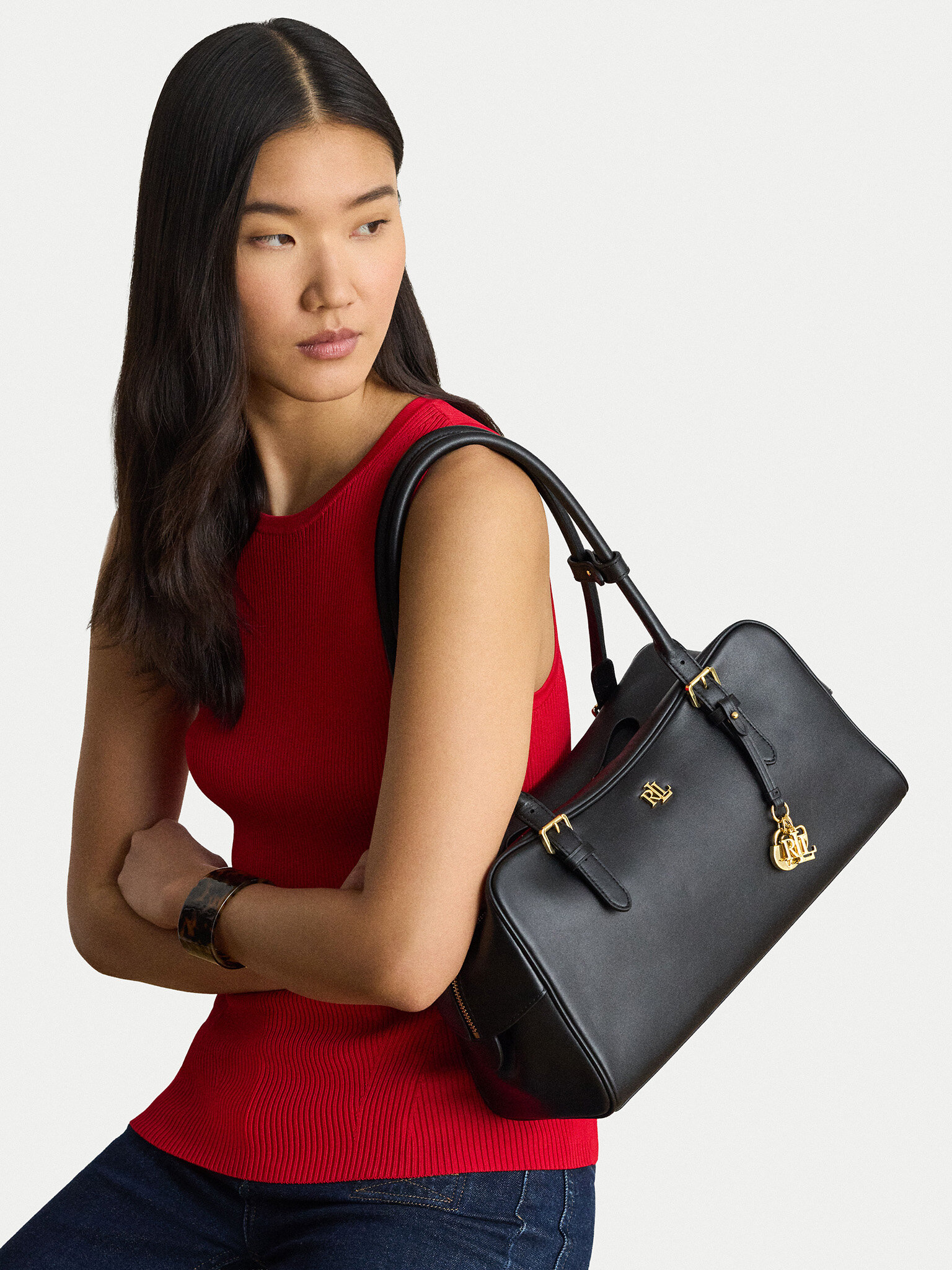 Damska Torebka LAUREN RALPH LAUREN, Czarny 431P06068002